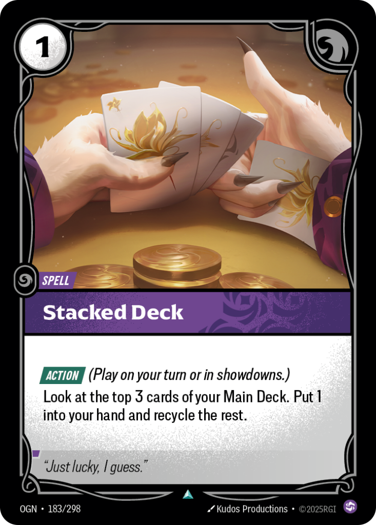 Stacked Deck OGN-183/298 – Origins – Non-Foil