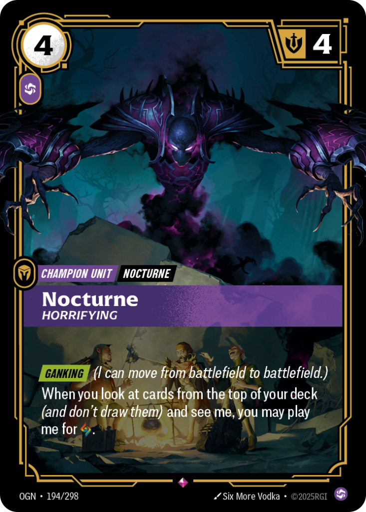 Nocturne, Horrifying OGN-194/298 – Origins – Foil