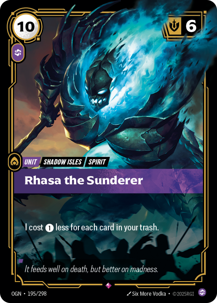 Rhasa the Sunderer OGN-195/298 – Origins – Foil