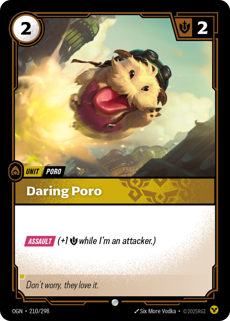 Daring Poro OGN-210/298 – Origins – Non-Foil