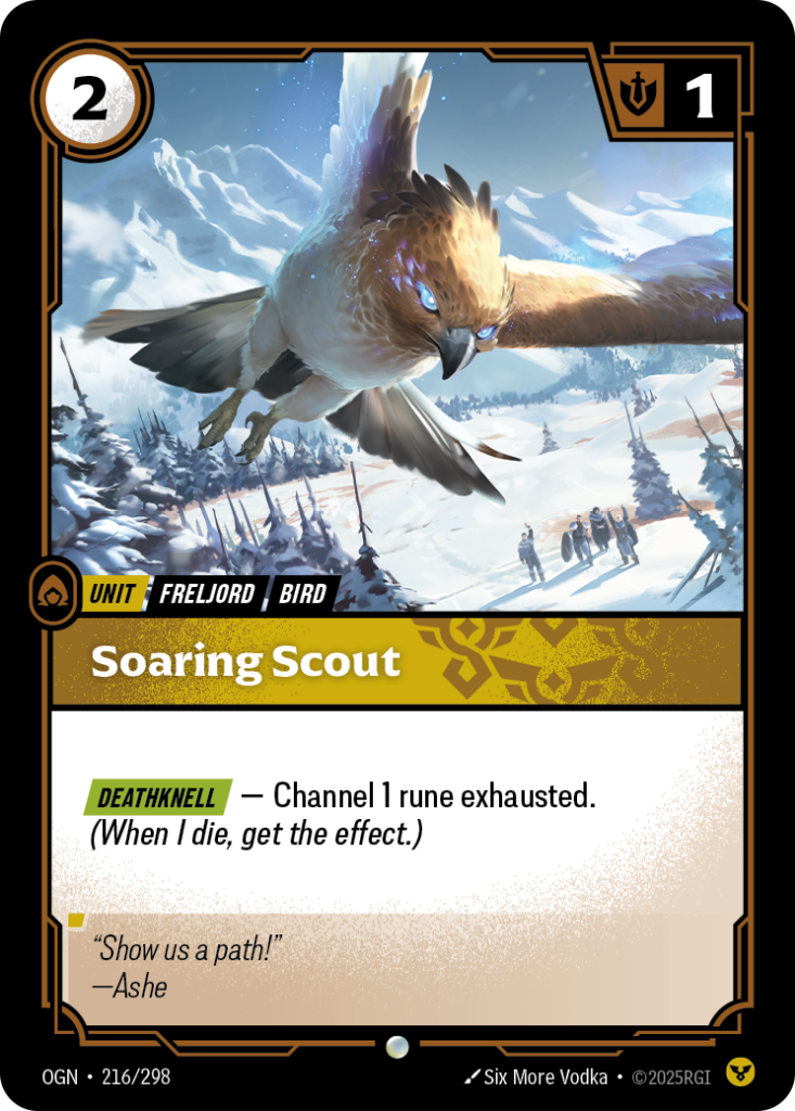 Soaring Scout OGN-216/298 – Origins – Foil