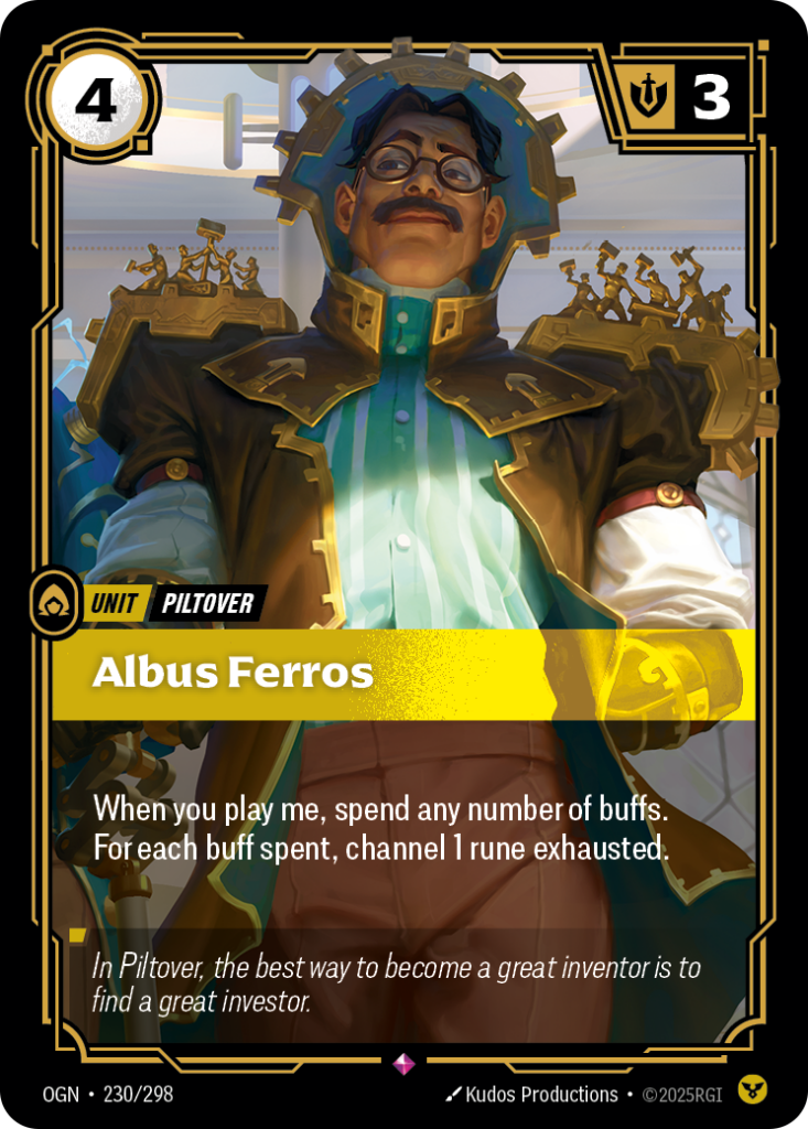 Albus Ferros OGN-230/298 – Origins – Foil