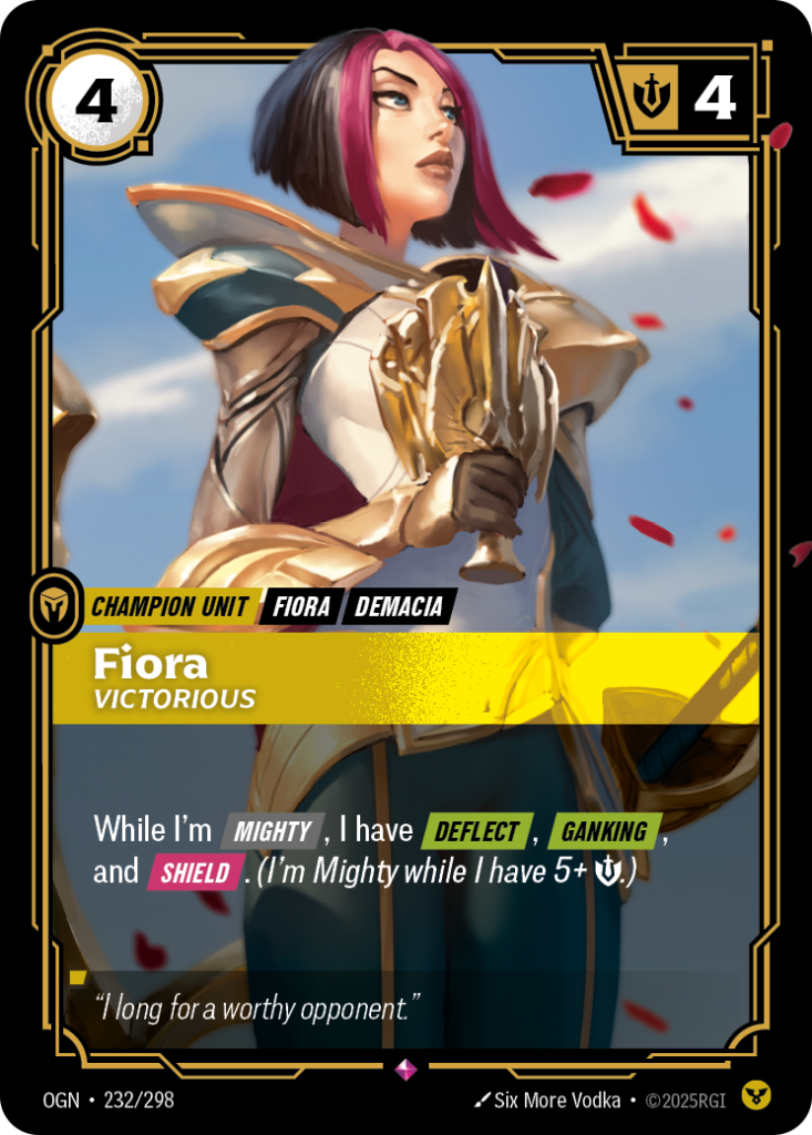 Fiora, Victorious OGN-232/298 – Origins – Foil