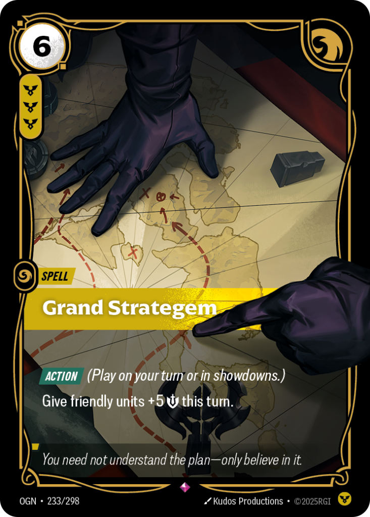 Grand Strategem OGN-233/298 – Origins – Foil