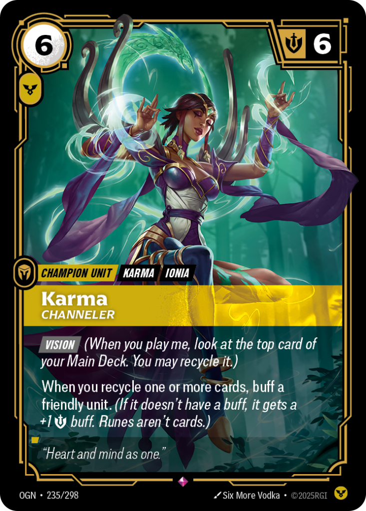 Karma, Channeler OGN-235/298 – Origins – Foil