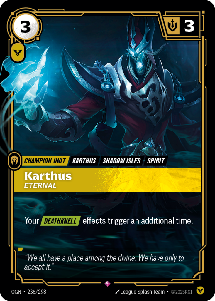 Karthus, Eternal OGN-236/298 – Origins – Foil