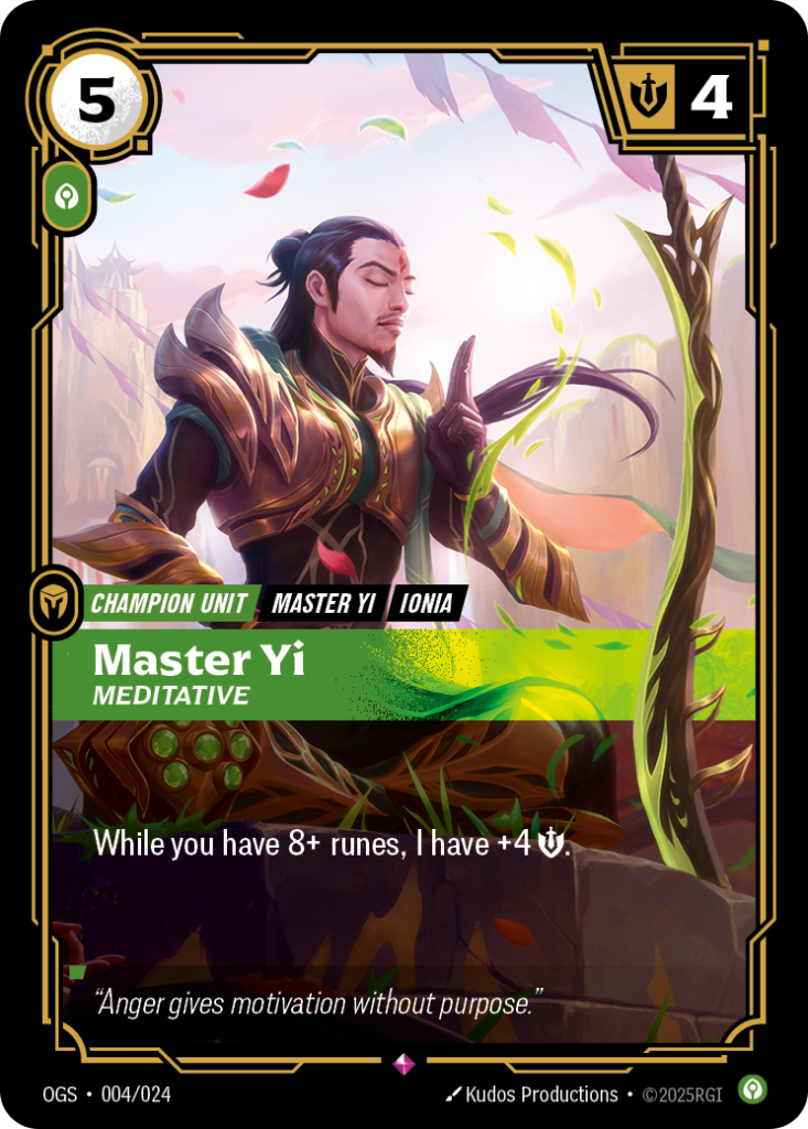 Yi, Meditative OGS-004/024 – Proving Grounds – Non-Foil