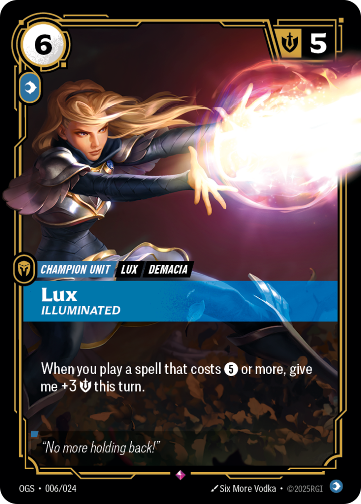 Lux, Illuminated OGS-006/024 – Proving Grounds – Non-Foil