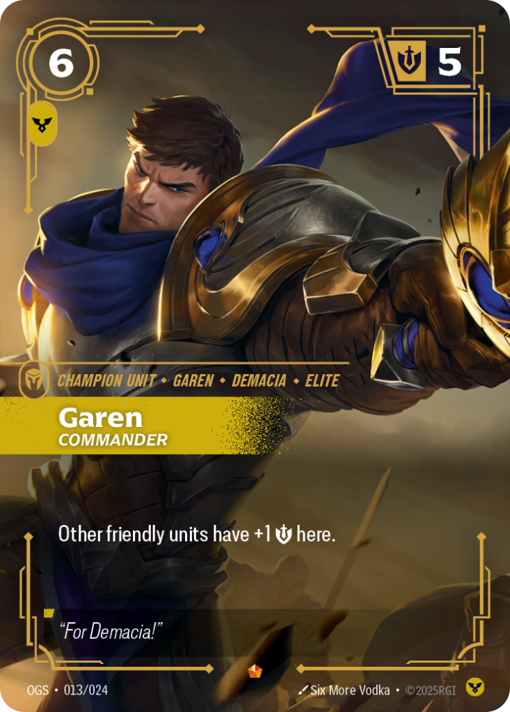 Garen, Commander OGS-013/024 – Proving Grounds – Non-Foil