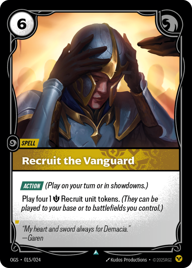 Recruit the Vanguard OGS-015/024 – Proving Grounds – Non-Foil