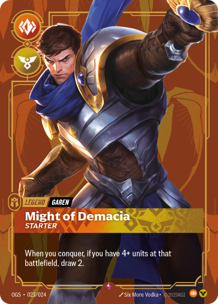 Might of Demacia - Starter OGS-023/024 – Proving Grounds – Non-Foil