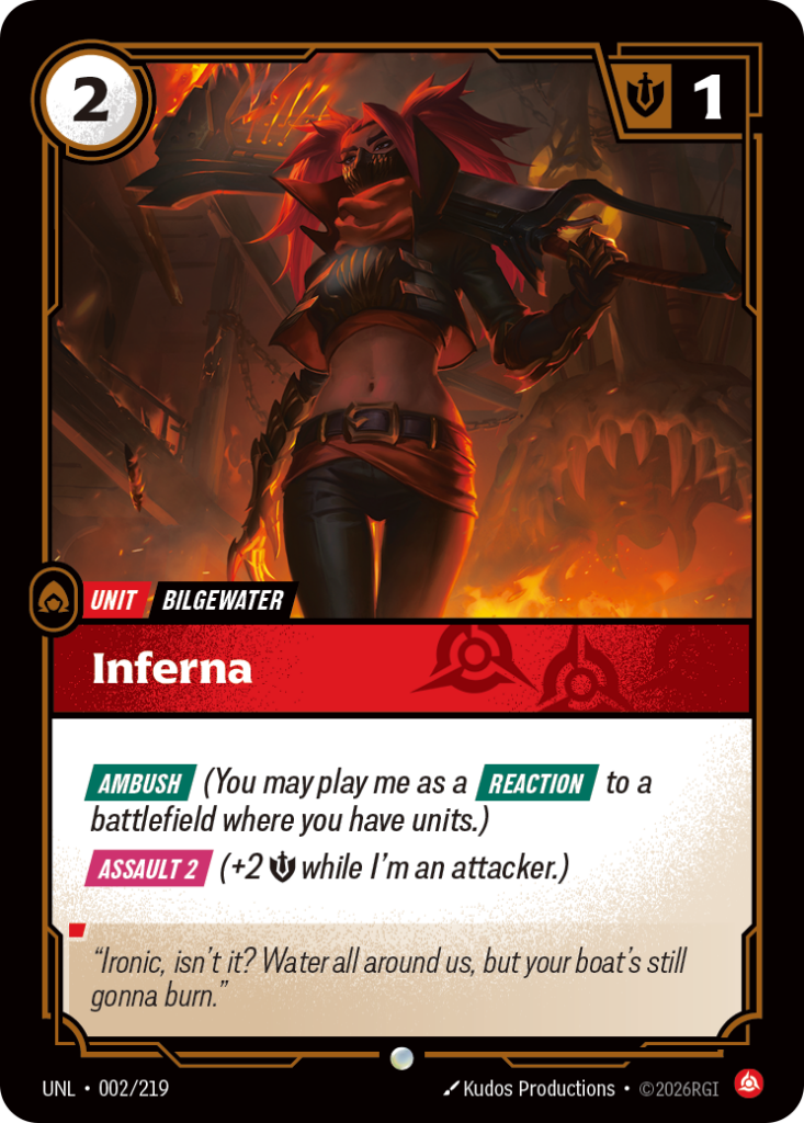 Inferna UNL-002/219 – Unleashed – Foil