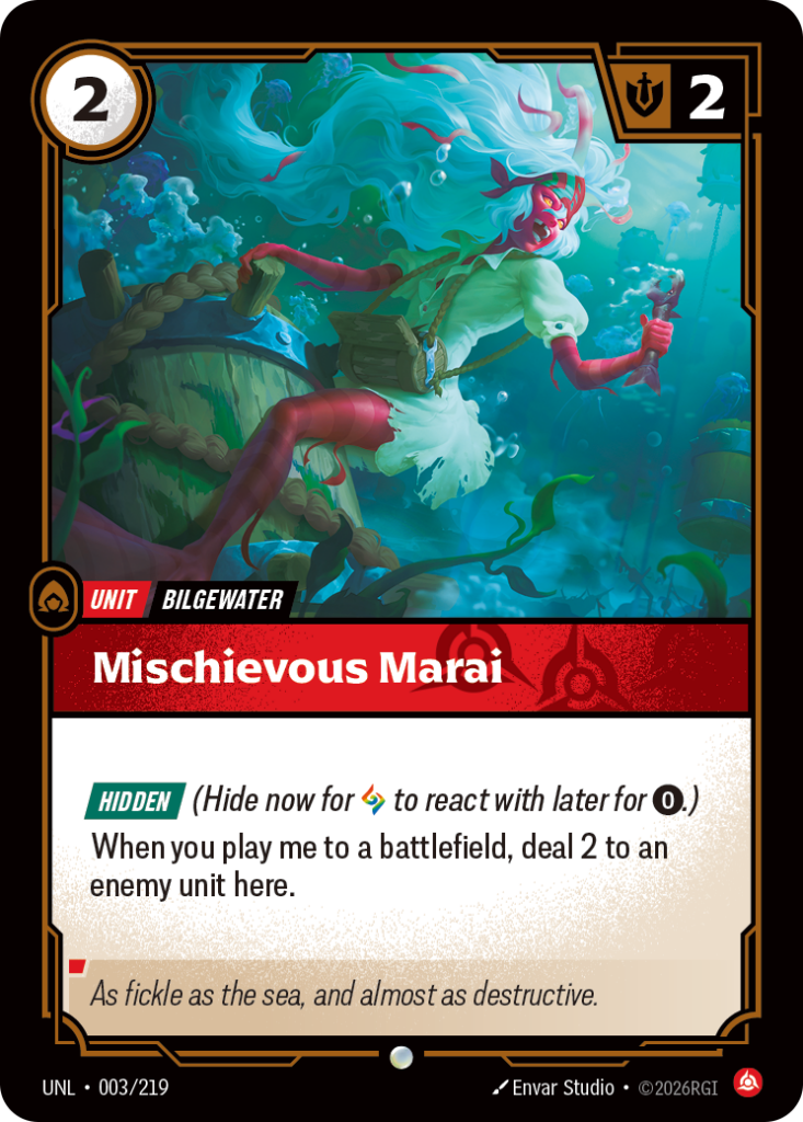 Mischievous Marai UNL-003/219 – Unleashed – Foil