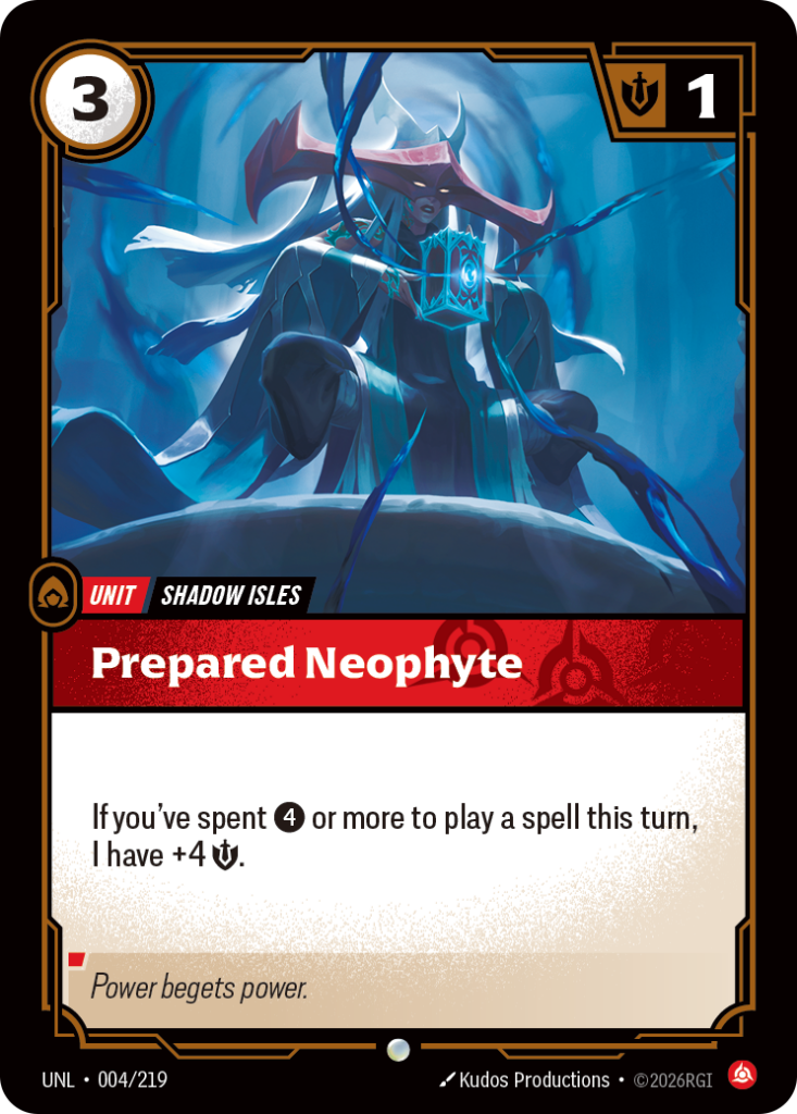 Prepared Neophyte UNL-004/219 – Unleashed – Foil