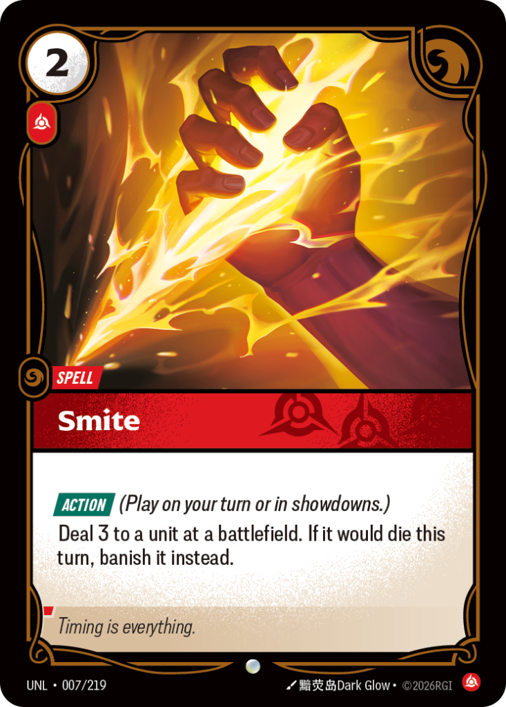Smite UNL-007/219 – Unleashed – Foil