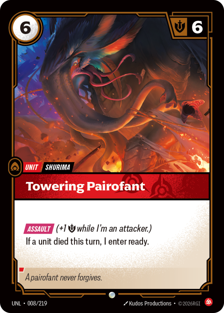 Towering Pairofant UNL-008/219 – Unleashed – Foil
