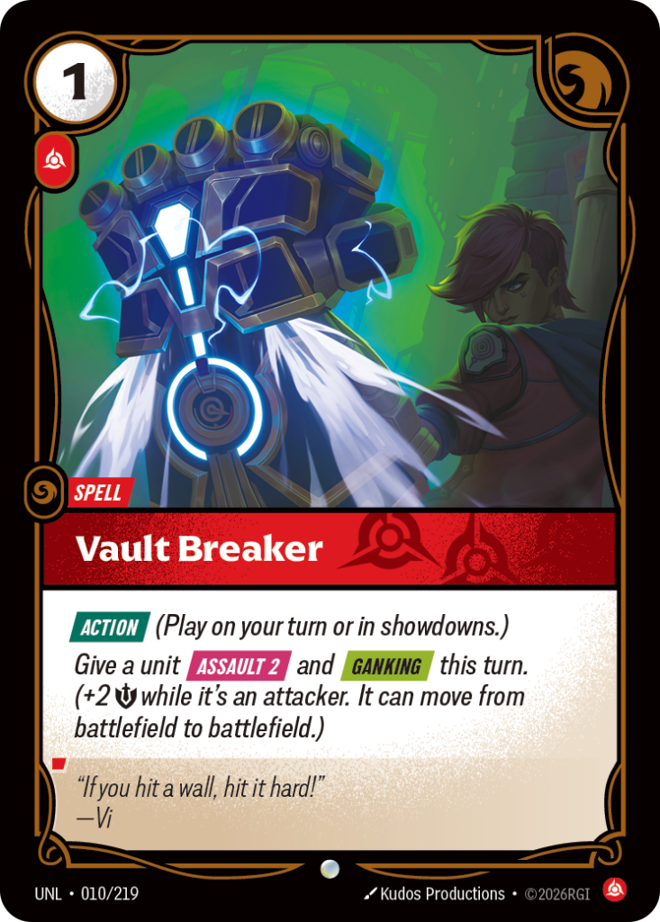 Vault Breaker UNL-010/219 – Unleashed – Foil