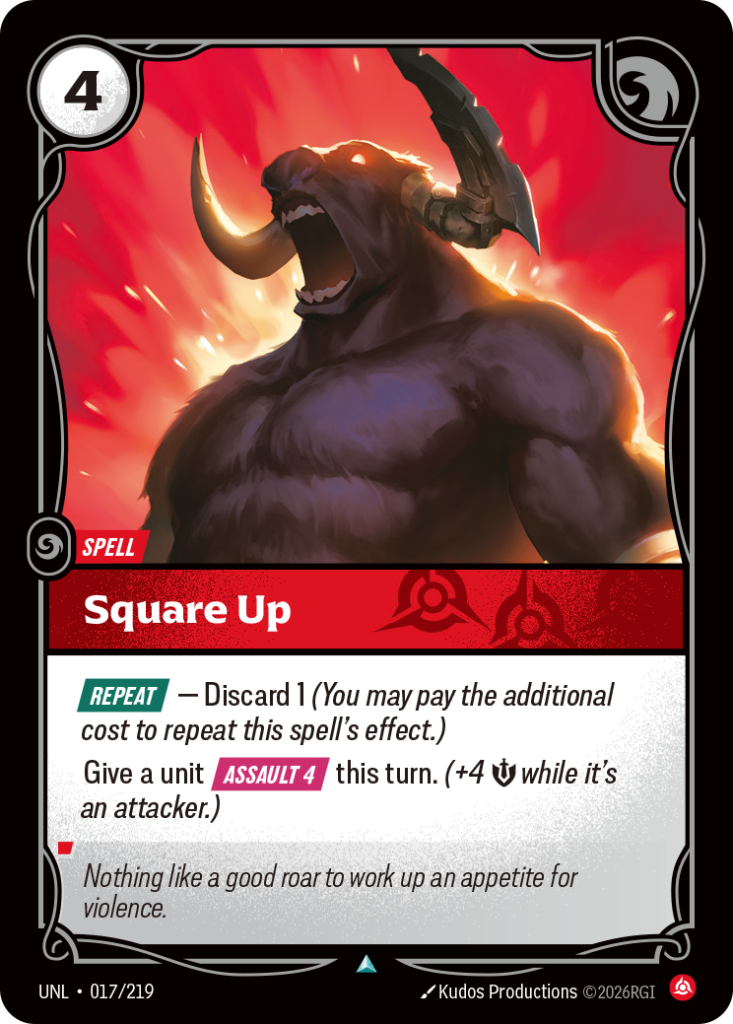 Square Up UNL-017/219 – Unleashed – Foil