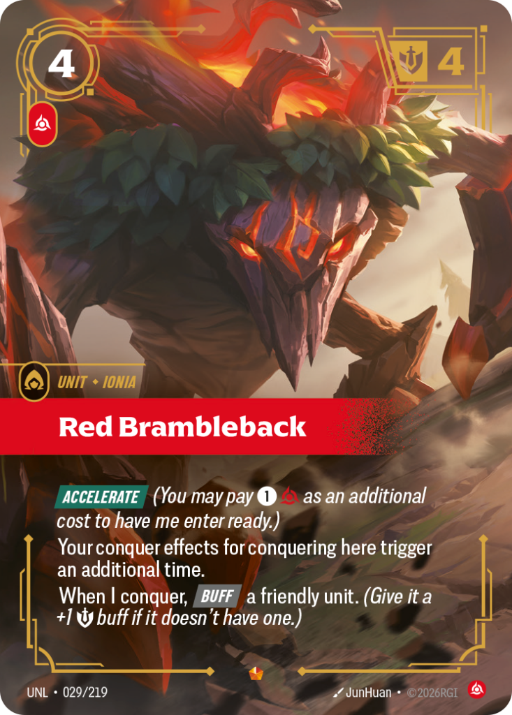 Red Brambleback UNL-029/219 – Unleashed – Foil