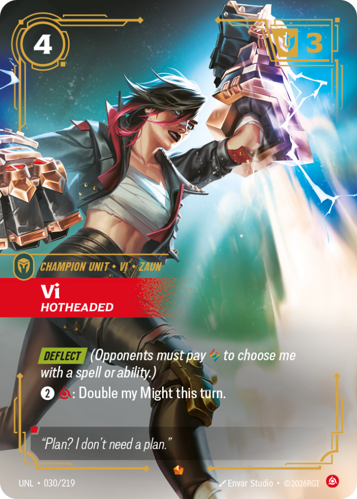 Vi, Hotheaded UNL-030/219 – Unleashed – Foil