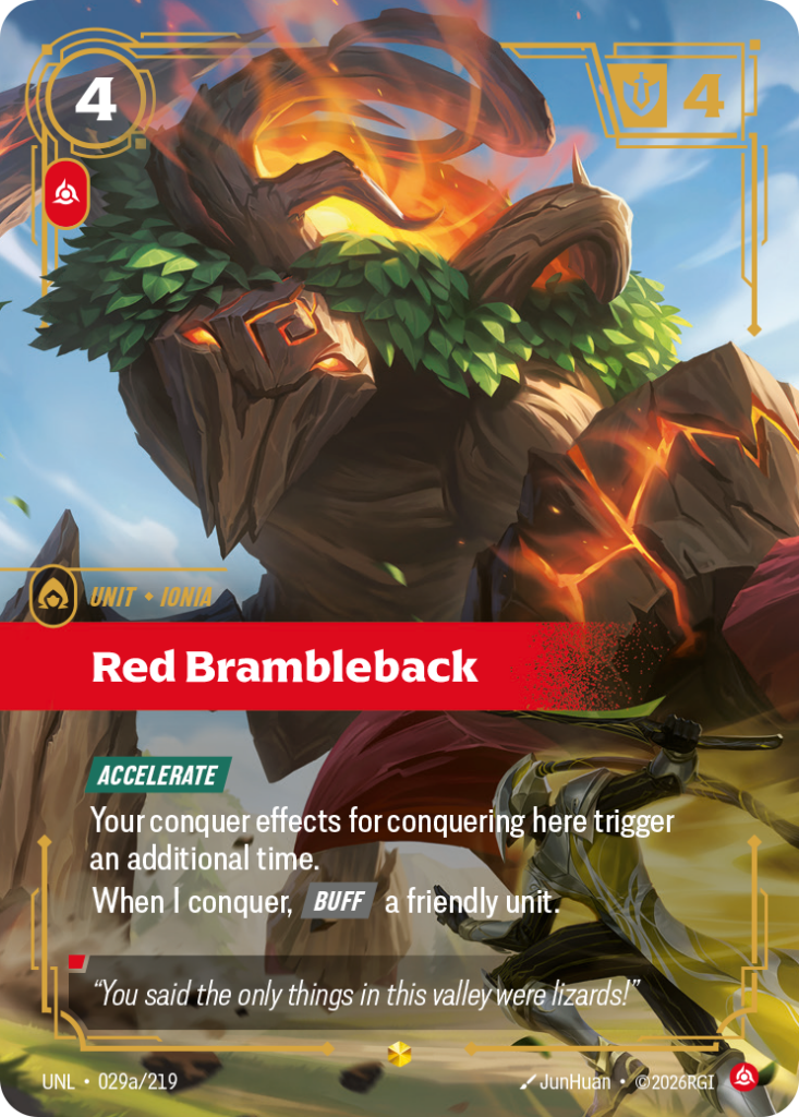 Red Brambleback UNL-029A/219 – Unleashed – Alternate Art Foil