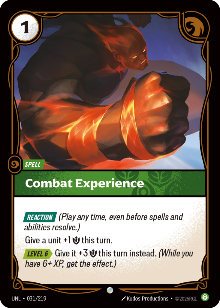 Combat Experience UNL-031/219 – Unleashed – Foil