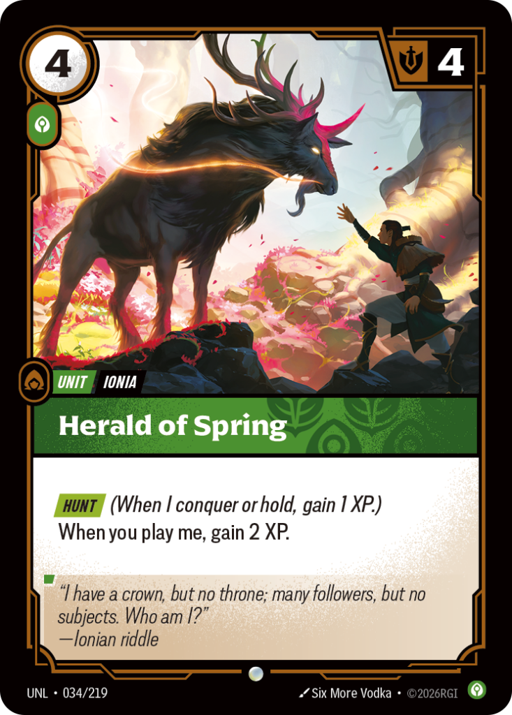 Herald of Spring UNL-034/219 – Unleashed – Foil