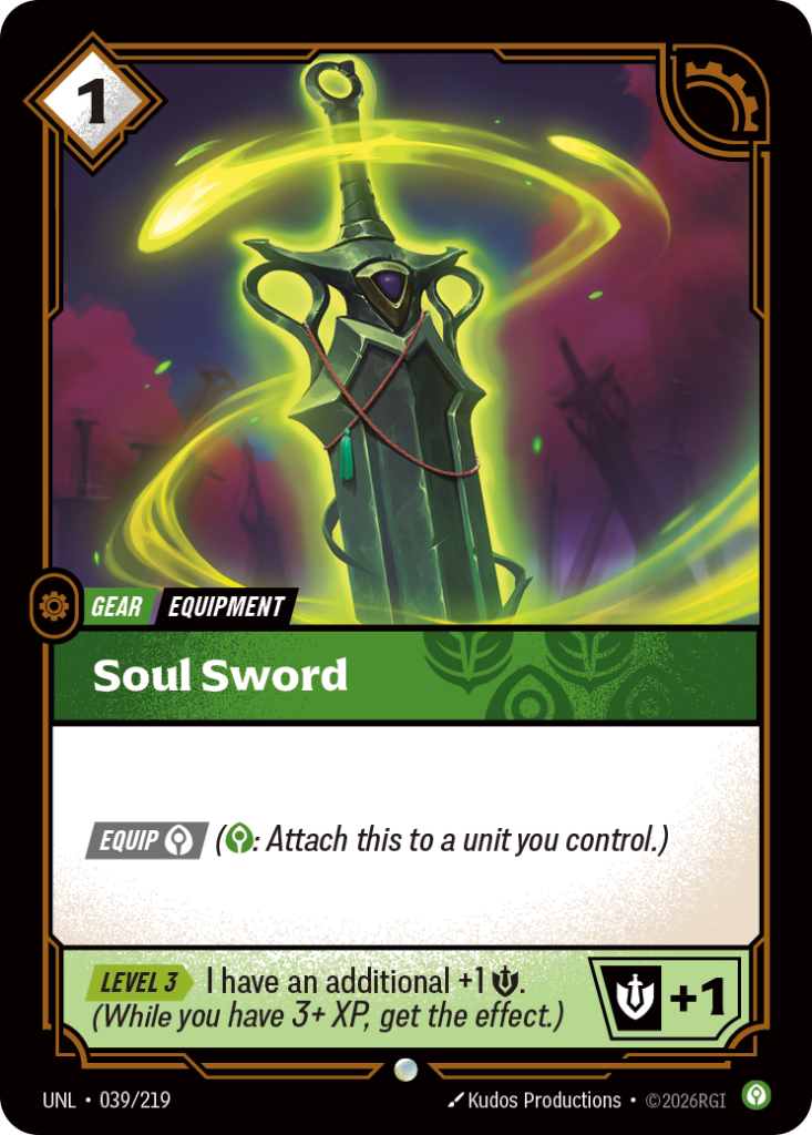 Soul Sword UNL-039/219 – Unleashed – Foil
