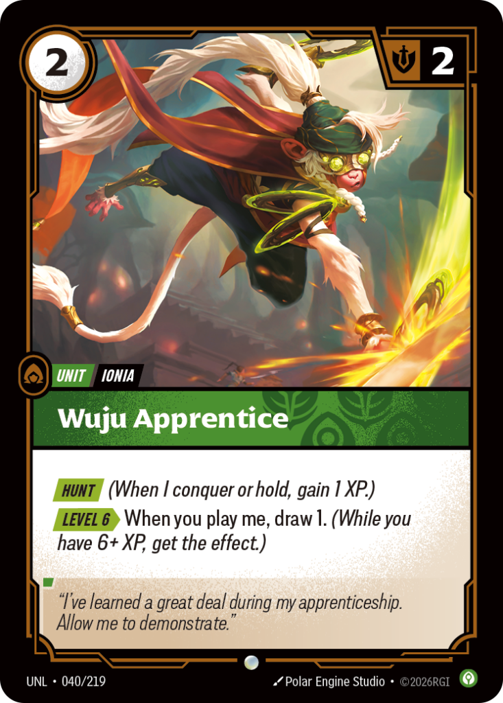 Wuju Apprentice UNL-040/219 – Unleashed – Non-Foil
