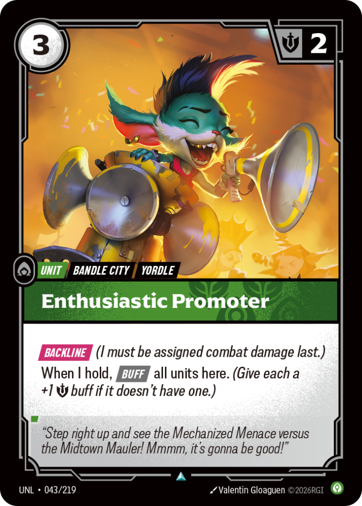 Enthusiastic Promoter UNL-043/219 – Unleashed – Non-Foil