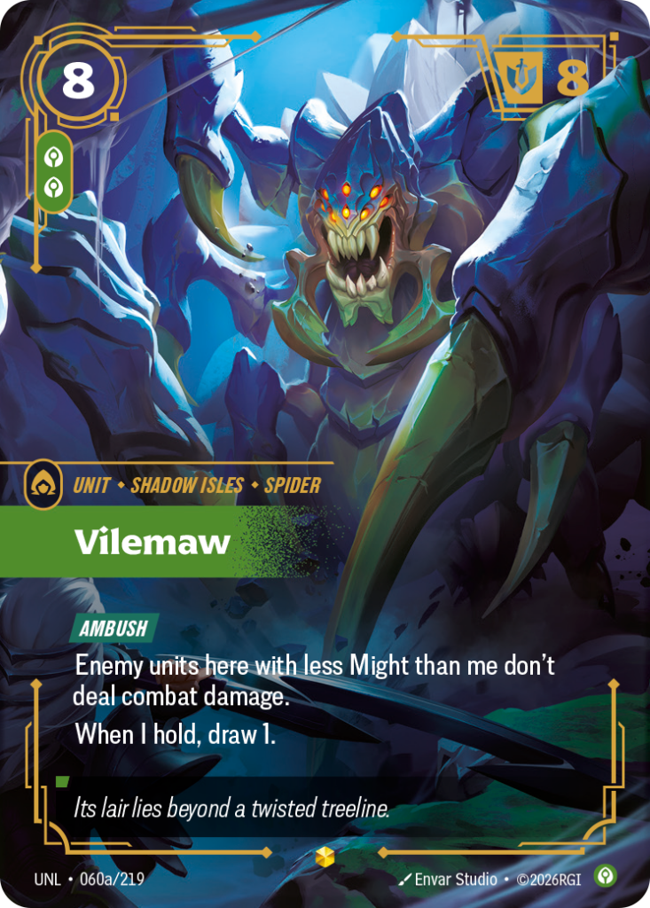 Vilemaw UNL-060A/219 – Unleashed – Alternate Art Foil