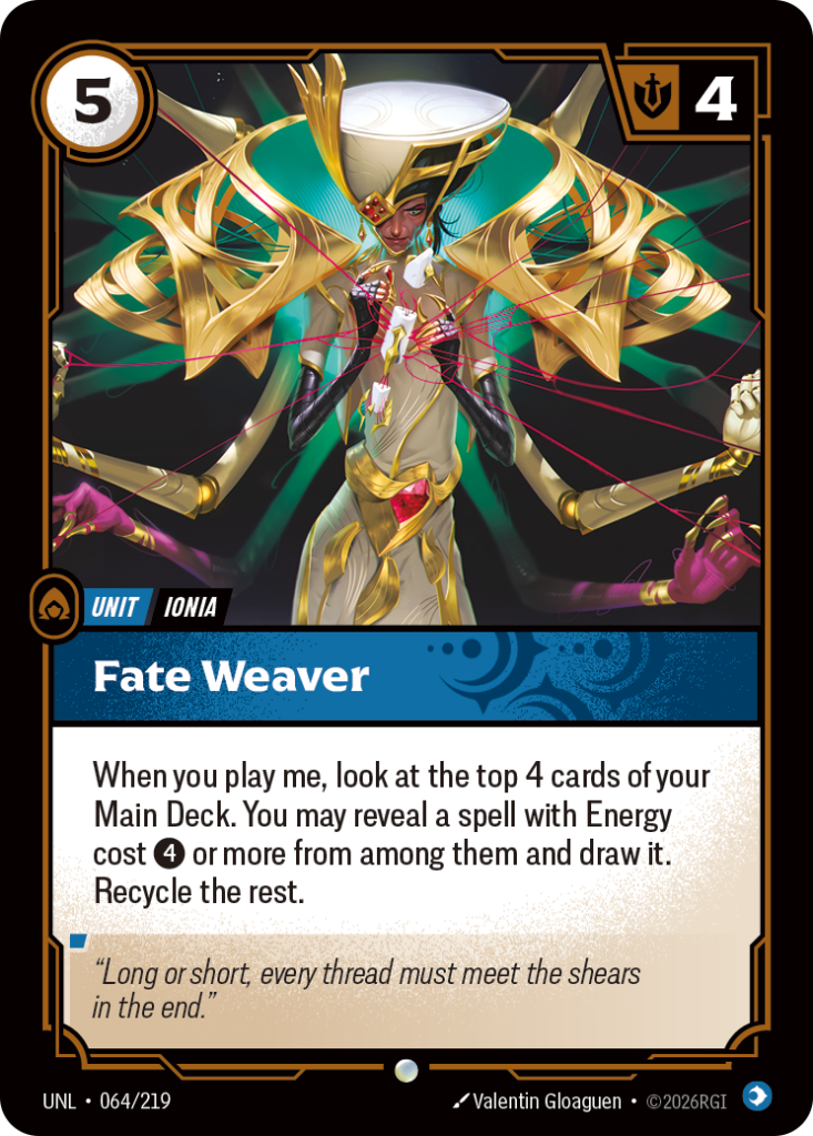 Fate Weaver UNL-064/219 – Unleashed – Foil