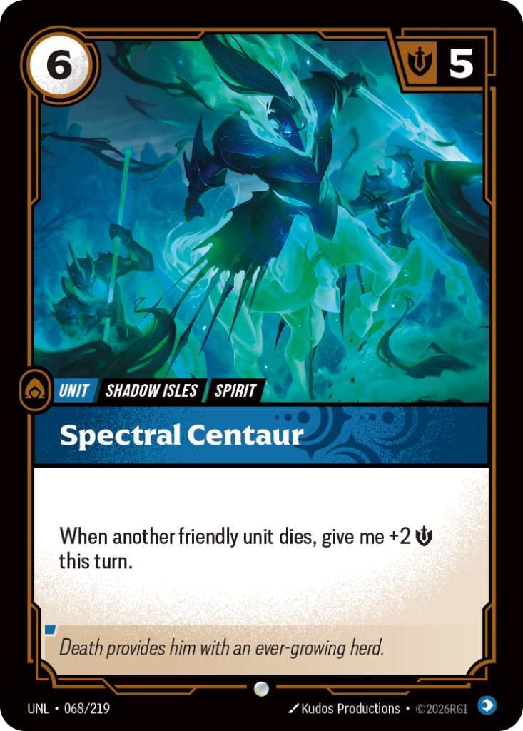 Spectral Centaur UNL-068/219 – Unleashed – Non-Foil