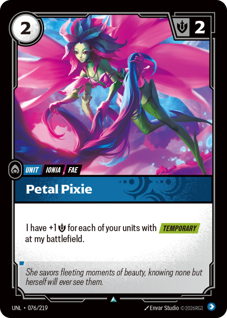 Petal Pixie UNL-076/219 – Unleashed – Foil