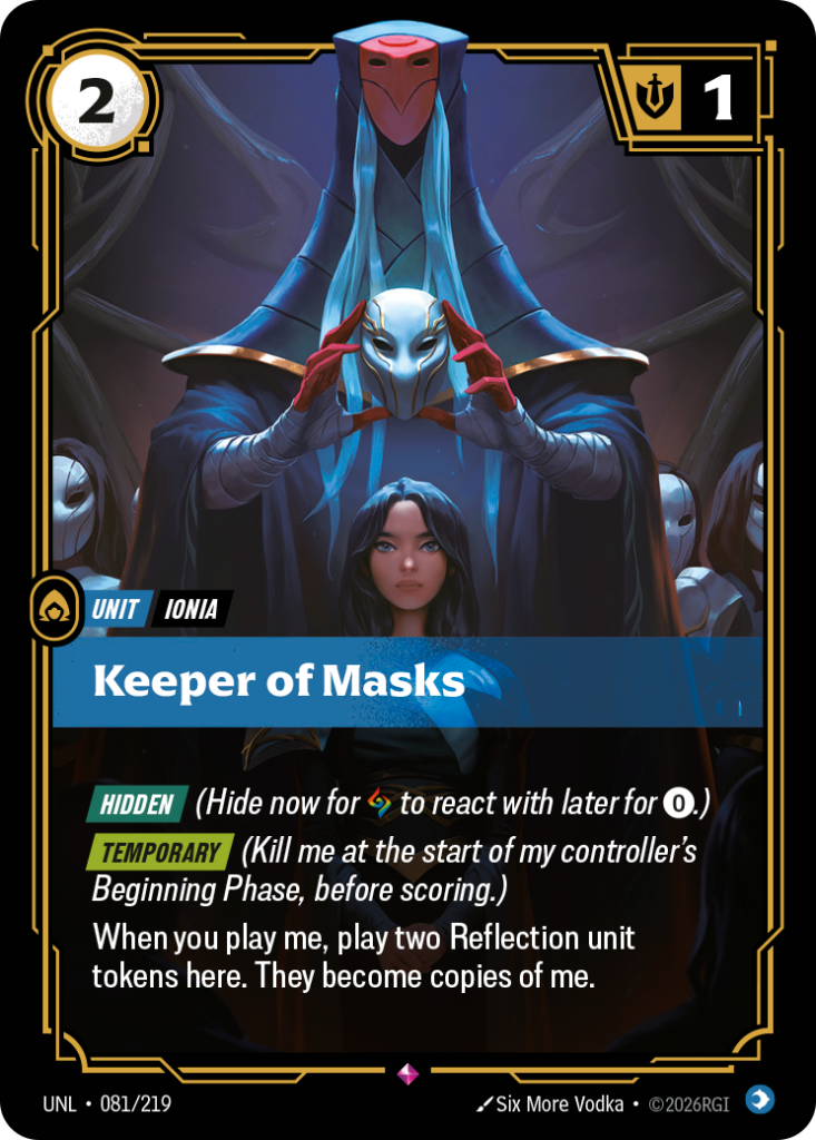 Keeper of Masks UNL-081/219 – Unleashed – Foil