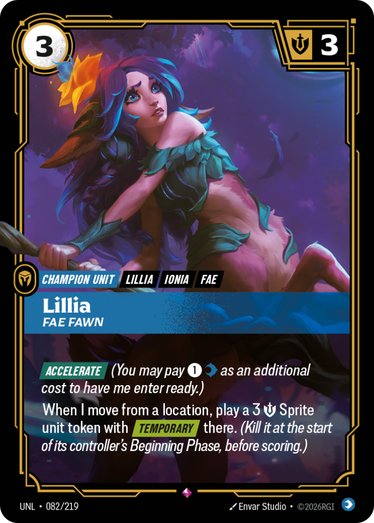 Lillia, Fae Fawn UNL-082/219 – Unleashed – Foil