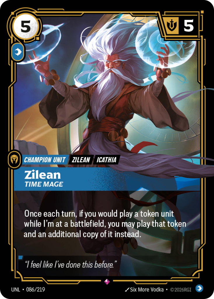 Zilean, Time Mage UNL-086/219 – Unleashed – Foil