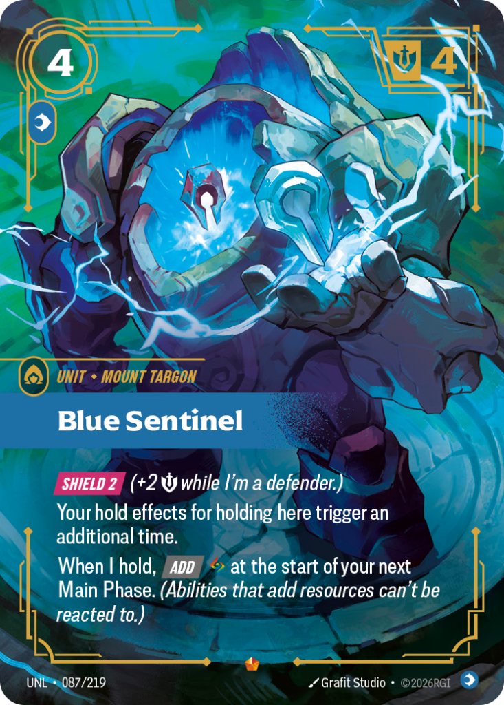 Blue Sentinel UNL-087/219 – Unleashed – Foil