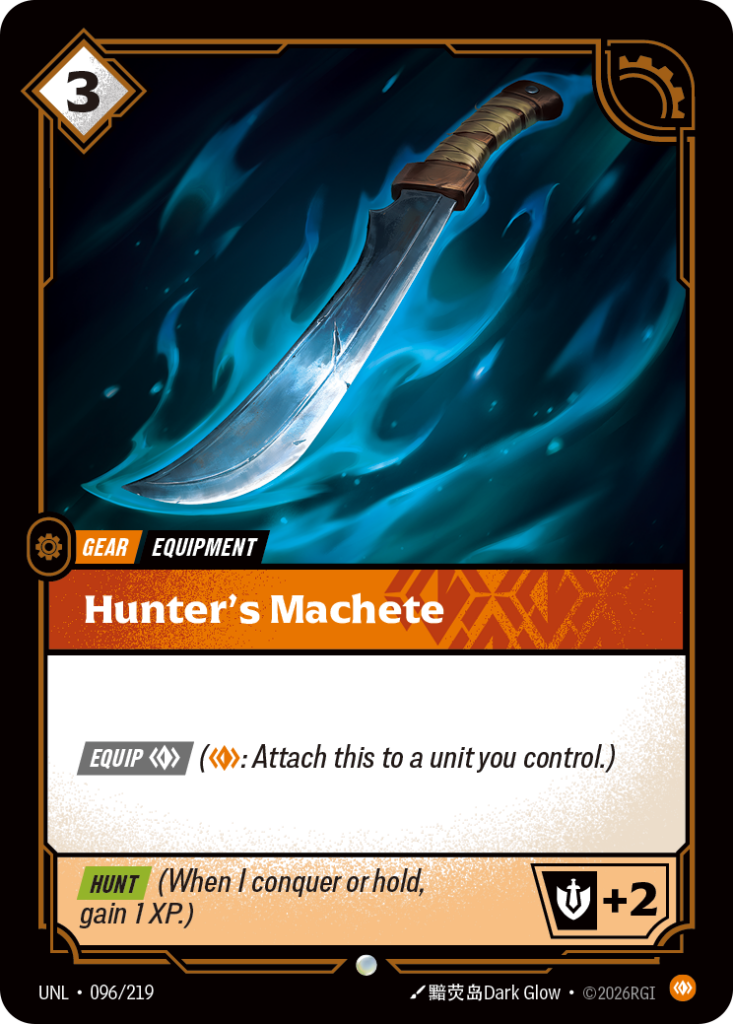 Hunter's Machete UNL-096/219 – Unleashed – Foil