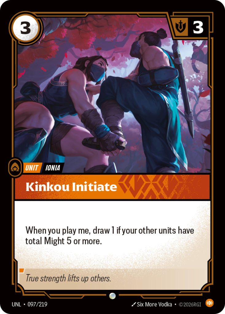 Kinkou Initiate UNL-097/219 – Unleashed – Foil