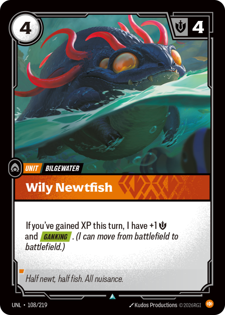 Wily Newtfish UNL-108/219 – Unleashed – Foil