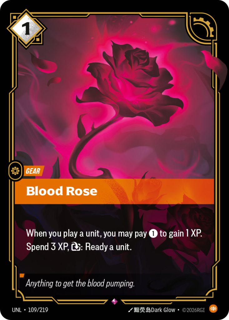 Blood Rose UNL-109/219 – Unleashed – Foil