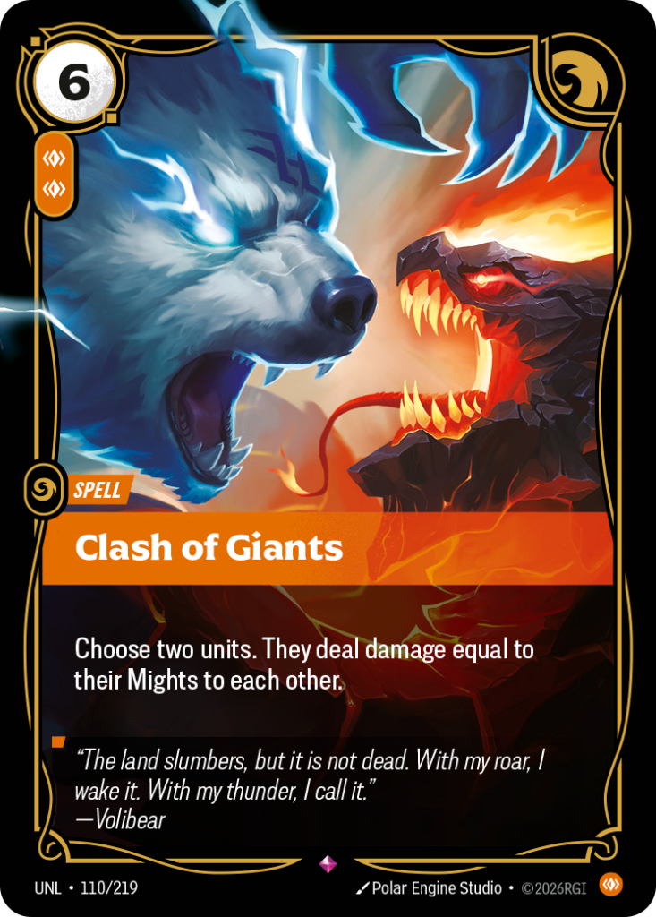 Clash of Giants UNL-110/219 – Unleashed – Foil