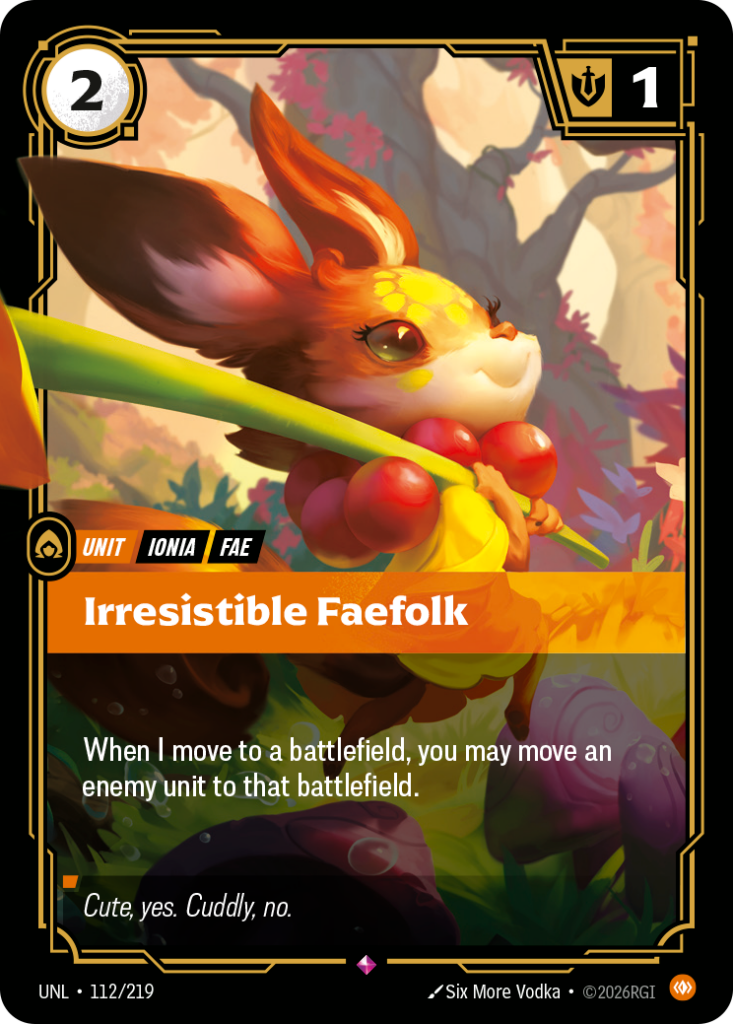 Irresistible Faefolk UNL-112/219 – Unleashed – Foil