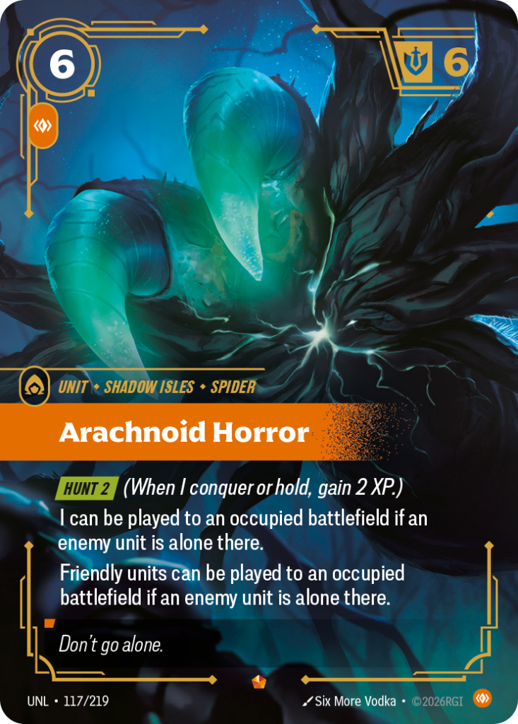 Arachnoid Horror UNL-117/219 – Unleashed – Foil