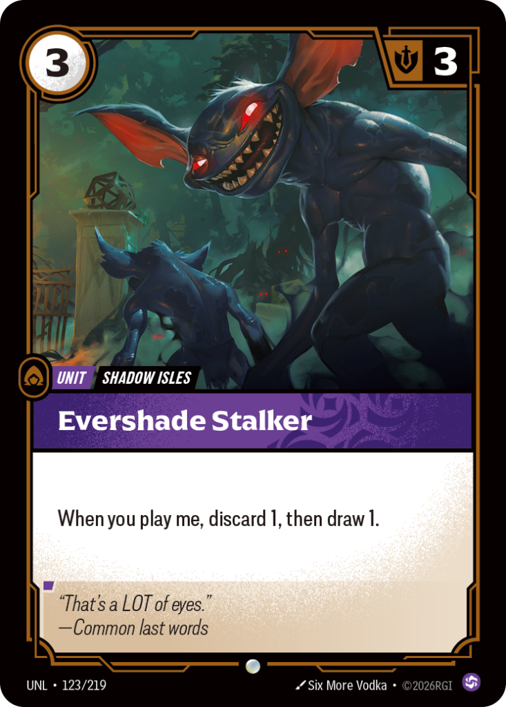 Evershade Stalker UNL-123/219 – Unleashed – Non-Foil