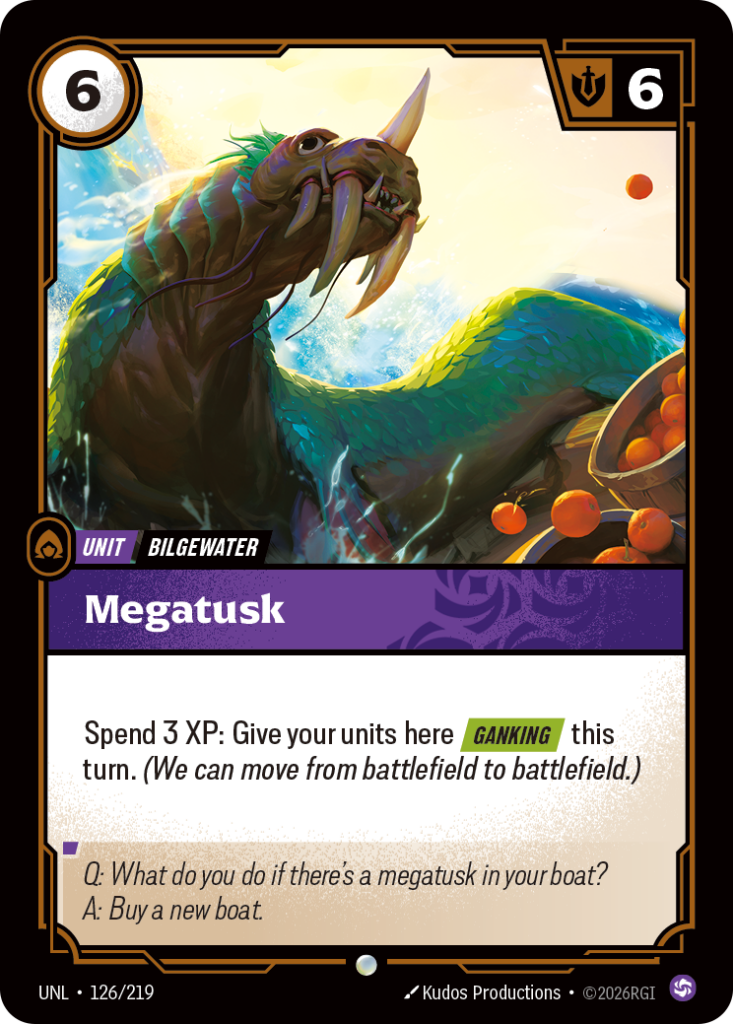 Megatusk UNL-126/219 – Unleashed – Foil