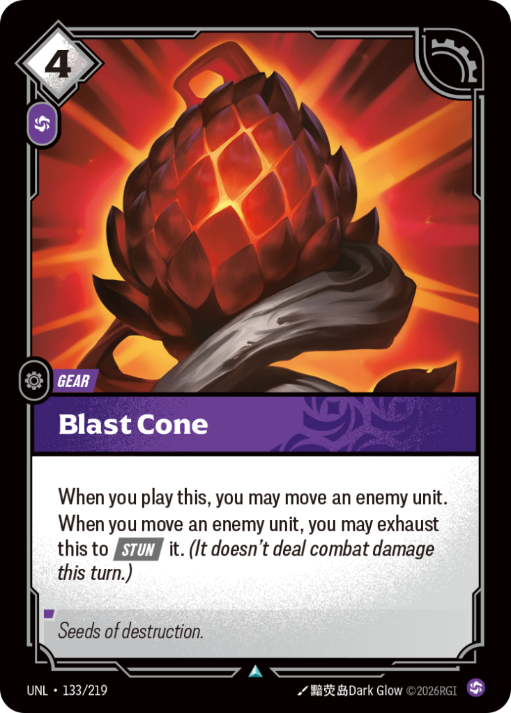 Blast Cone UNL-133/219 – Unleashed – Non-Foil