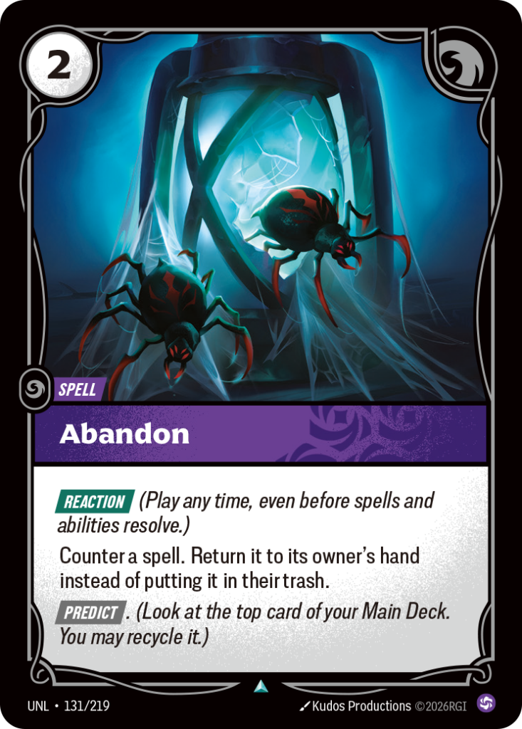 Abandon UNL-131/219 – Unleashed – Foil