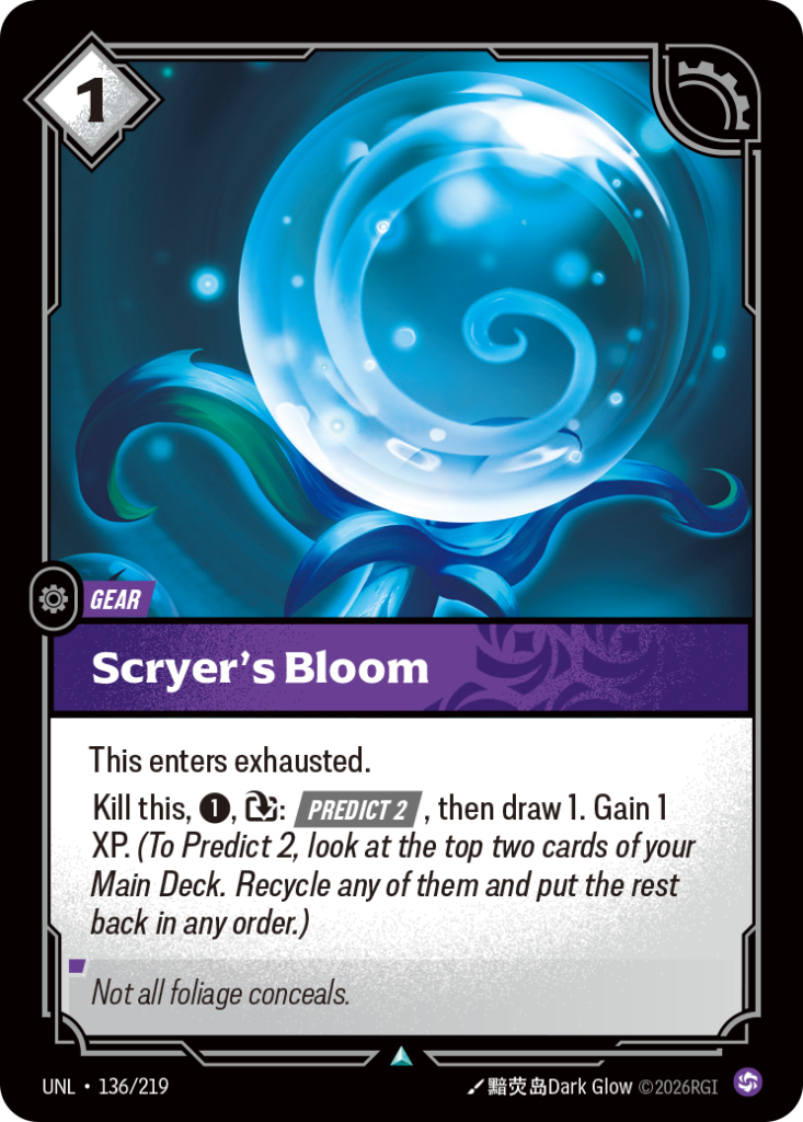 Scryer's Bloom UNL-136/219 – Unleashed – Non-Foil